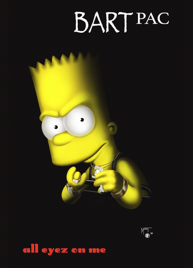Fame Matt Groening Bartpac All Eyez on Me SDCC Exclusive
