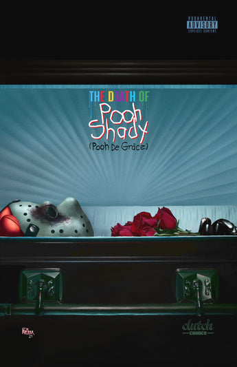 Do You Pooh Eminem Death Of Slim Shady Casket - White Mask